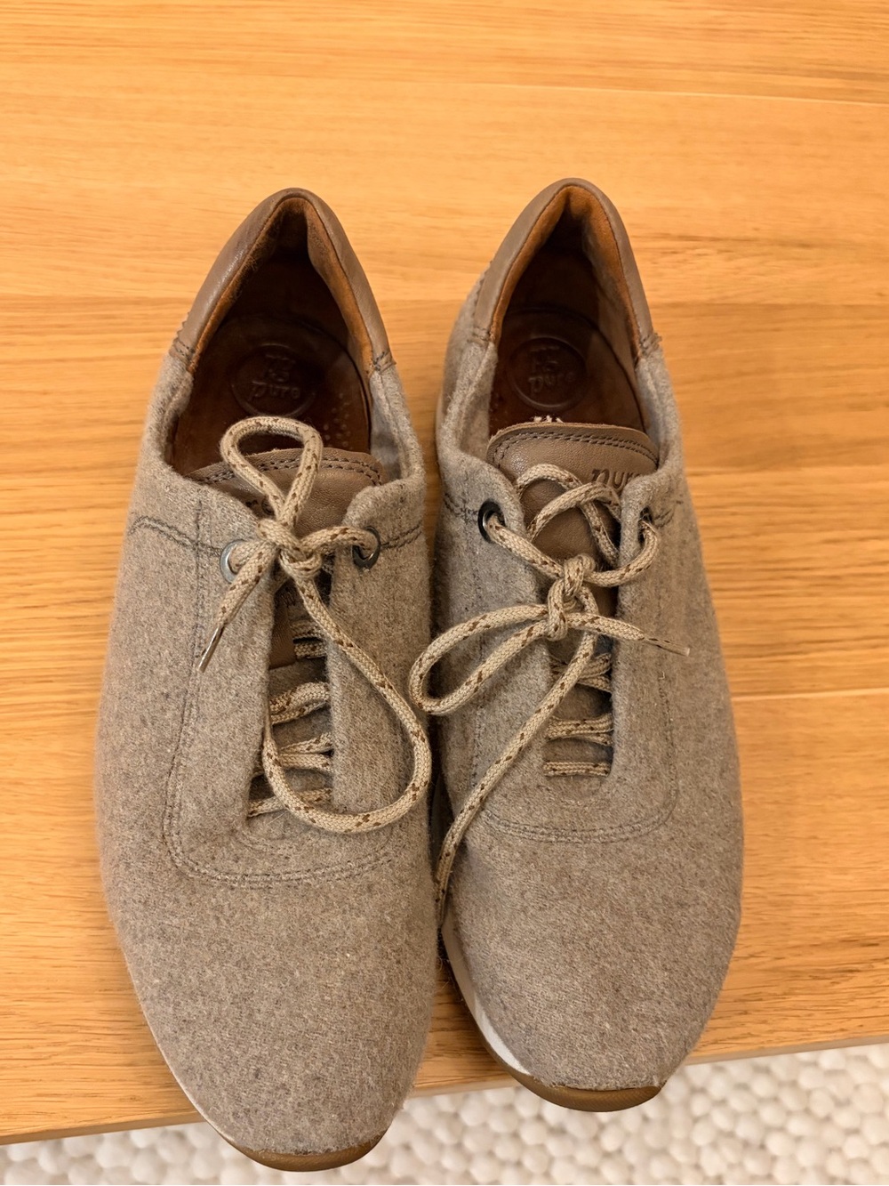 Paul Green Kalista Sneakers featuring Merino Wool with leather accents 6.5